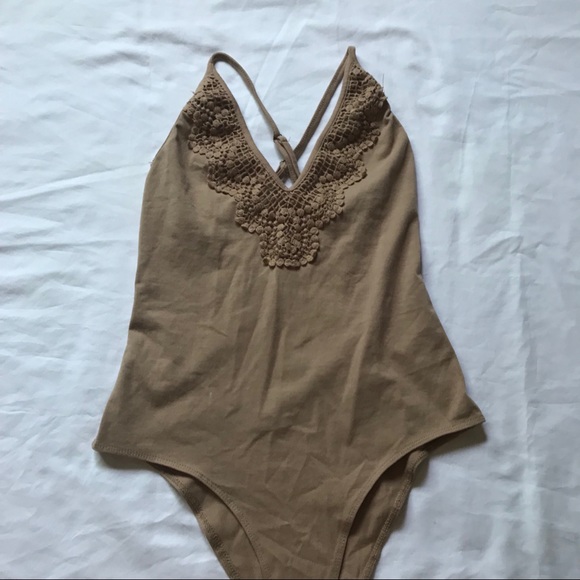 Nude colored pacsun bodysuit - Picture 2 of 2